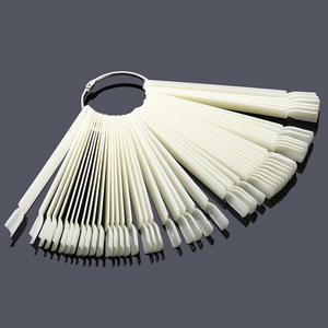 Juego de 50 puntas de uñas de alta calidad, <span class=keywords><strong>2023</strong></span> ventiladores, muestra de Color Natural, transparente, blanco y negro - Product Image 4