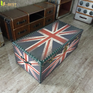 <span class=keywords><strong>Mesa</strong></span> <span class=keywords><strong>de</strong></span> Centro Estilo <span class=keywords><strong>Maleta</strong></span> Vintage Industrial Retro Aviador, Personalizable para Salón <span class=keywords><strong>de</strong></span> Cigarros, Pub, Club, Estudio - Product Image 3