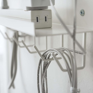 Kim Loại Màu Đen Có Thể Điều Chỉnh Dưới Bàn Quản Lý Cáp Khay Không Có Khoan Sắt Dây Tổ Chức Giá Với Móc Bàn Kệ Văn Phòng Tổ Chức - Product Image 5