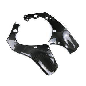 Panneaux latéraux de cadre en fibre de carbone sèche 3K, pièces de modification de moto compatibles ZX10R 2021 2022 2023 2024, finition brillante ou mate, personnalisables - Product Image 1