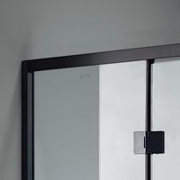 Cabine de douche en verre en acier inoxydable 304, portes de douche en verre, enceinte