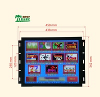 19-Zoll 4:3 Digital Signage Arcade-Spielmonitor 60Hz Infrarot-Touchscreen Open Frame/VESA-Montage Professioneller Spielautomaten-Monitor
