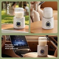 Chauffe-biberon portable intelligent alimenté par USB, chauffe-lait de voyage à température constante avec fonction de mélange pour bébé