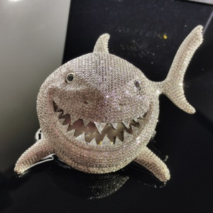 Liontin Hiu Zirkonia Kubik Eropa Amerika Modis dan Populer Liontin Hiu Kualitas Tinggi - Product Image 1