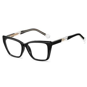 DOISYER DOISYER donna TR90 Fashion Cat-Eye <span class=keywords><strong>occhiali</strong></span> <span class=keywords><strong>da</strong></span> <span class=keywords><strong>vista</strong></span> con montatura trasparente con cerniera a molla <span class=keywords><strong>occhiali</strong></span> <span class=keywords><strong>da</strong></span> <span class=keywords><strong>vista</strong></span> Anti luce blu - Product Image 3