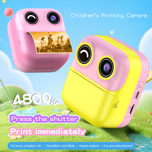 Tragbare Mini Y800 Kamera für Kinder Sofortiger Farbdruck 4800W HD-Videorekorder MP3-Spiele Geschenke Spielzeug für Kinder Druckkameras - Product Image 1
