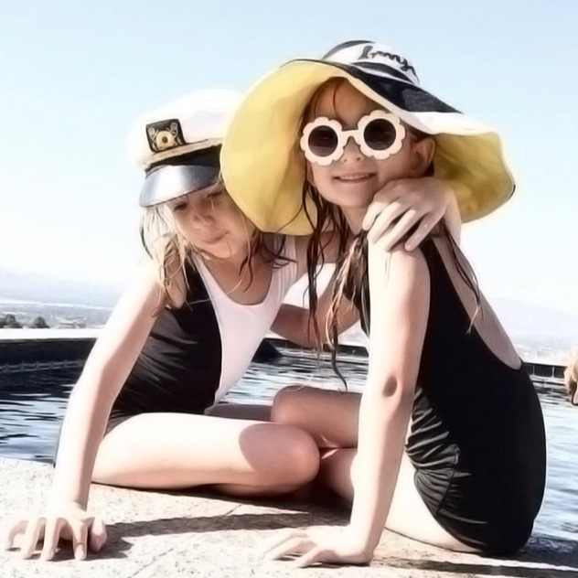 Gafas de sol redondas con flores para niños, anteojos de sol bonitos para  playa y aire libre