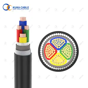 AI/XLPE/SWA/PVC 4 core armour steel wire electrical power cable