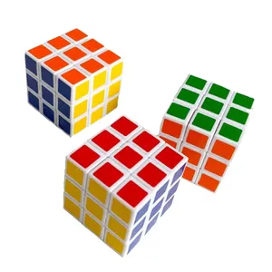 3.5cm magic cube puzzle mainan pendidikan yang baik untuk permainan KidsPacking anak warna-warni Rubik cube