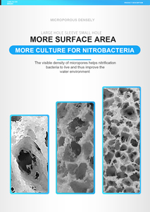 Cube en <span class=keywords><strong>mousse</strong></span> souple nouvellement développé en 2021 pour les accessoires d'aquariums - Product Image 5