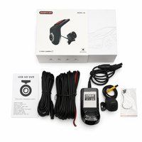 Caméra de tableau de bord USB à double objectif U5 1080P+720P avec enregistrement en boucle ADAS pour navigation Android