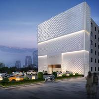 Modélisation 3D de façades et plans d'étage pour bâtiments commerciaux, hôtels, restaurants et appartements, avec services de conception d'intérieur et de décoration.