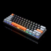 Mode 64 Touches Clavier 60% RGB LED Clavier Mécanique Rétro-Éclairé Teclado Gamer Clavier Ergonomique Filaire