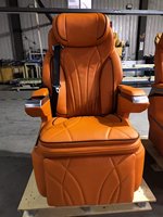 Asiento de Coche Multifuncional Modelo 2024 con Pantalla Táctil Inteligente, Personalizable, de Cuero de Aviación, con Función de Sofá Cama y Cajón