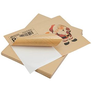 <b>A4</b> Kraft <b>Paper</b> Self-adhesive Printing <b>Paper</b> Rectangular Supermarket & Grocery Exhibition Labels Laser-printed <b>Stickers</b> - Product Image 4