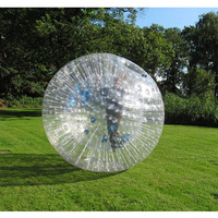 Boule Zorb Humaine Transparente Personnalisée, Boule Géante Gonflable pour le Corps Humain, Boule Hamster
