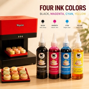 Impresora de Tinta Comestible para Alimentos, para Decoración de Pasteles, Café Latte Art, Macarons, Galletas, Chocolate, Certificación FDA, HALAL, Kosher, Global - Product Image 4