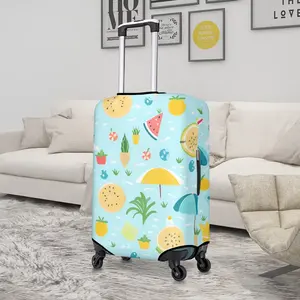 Custom image Heavy-Duty Polyester and Spandex <b>Luggage</b> <b>Cover</b> Fabric Suitcase Protector for Enhanced Protection - Product Image 4