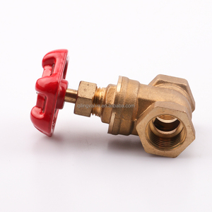 Pn25 đầy đủ khoan nhôm xử lý ống từ từ mở nước phá vỡ Brass LEVER Van cổng - Product Image 2