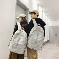 Sac à dos d'étudiant simple et décontracté pour ordinateur portable, unisexe, grande capacité, tendance Instagram, pour lycée et université