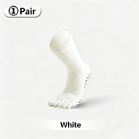Chaussettes de yoga et de Pilates antidérapantes pour femmes, en coton peigné tricoté à 5 doigts, sans couture, respirantes et à séchage rapide, vente en gros