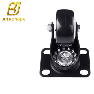 Jinrongda Heavy Duty Parafuso Rotativo Universal Rodízio Móveis Nylon/PVC Rodízio Móveis Plásticos Rodízio - Product Image 5