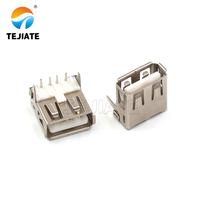 Adaptador Micro USB con conector de boca cuadrada hembra/macho tipo A/B SMD enchufe recto MICRO enchufe para conectividad óptima