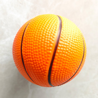 Ballon anti-stress de basketball miniature personnalisé 8 CM, balles anti-stress promotionnelles de basketball avec texture à picots légèrement en relief