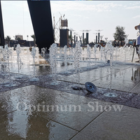 Fuente de Agua Seca para Niños con Programación LED, para Eventos al Aire Libre, con Música y Baile, Estilo Sheikh Zayed, Emirates Dia 50 M