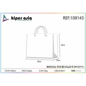 Fornitore all'ingrosso di sacchetti regalo in carta promozionale 38x25x15 cm disponibili - Product Image 1