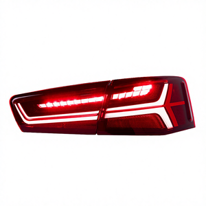 Nouveaux feux de voiture transparents pour <span class=keywords><strong>Audi</strong></span> <span class=keywords><strong>A6</strong></span> 2012-2016 A6L S6 RS6 C7 LED Feux arrière de voiture Feux arrière dynamiques Signal de recul Mise à niveau - Product Image 4