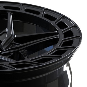 Jantes en alliage forgé noir personnalisées en usine pour <span class=keywords><strong>Peugeot</strong></span> 18x8 pouces, jantes de voiture 4x108 T6061-T6 en aluminium pour voitures particulières # JM7292 - Product Image 4