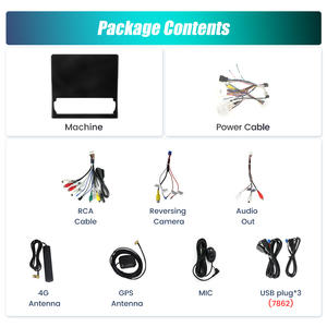 شاشة لمس ليد للسيارة بنظام أندرويد MEKEDE qplay شاشة تعمل باللمس 8 أنوية واي فاي لتويوتا إنوفا-4G LTE 8 + G - Product Image 2