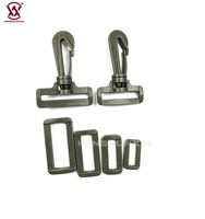 Boucle latérale à dégagement rapide en plastique pour extérieur, attache échelle, ajusteur à trois glissières, crochet pivotant, anneau en D pour pièces de bagages et sacs à dos