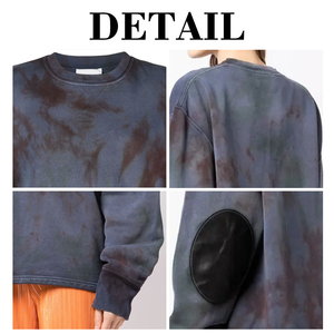 เสื้อสเวตเชิ้ตคิงเซ็นคุณภาพสูง ทรงโอเวอร์ไซส์ แขนยาว สไตล์วินเทจ ซักแบบ Dirty Washed สำหรับทุกเพศ ผลิตจากผ้าฝ้าย 100% เหมาะสำหรับฤดูใบไม้ผลิ - Product Image 6