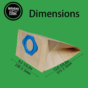 Sacs filtrants en papier pour <span class=keywords><strong>aspirateur</strong></span> biodégradables écologiques avec logo personnalisé, <span class=keywords><strong>pièces</strong></span> <span class=keywords><strong>détachées</strong></span> pour garage, voiture, camping-car, compatibles avec <span class=keywords><strong>Nilfisk</strong></span> 8209500 - Product Image 2