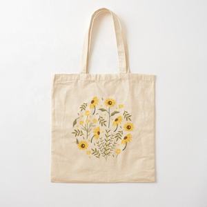 Venta al por mayor de alta calidad en blanco de impresión personalizado 12oz de lona de algodón Natural bolsa de compras bolsa con el logotipo - Product Image 2