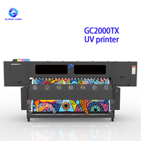 Impresora de sublimación industrial GC2000TX de 2 m de ancho con cabezales de impresión Epson i3200 6/8 para impresión por transferencia textil de grandes lotes