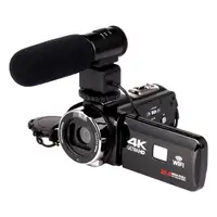 กล้อง4K 1080P Wifi กล้องวิดีโอดิจิตอล3.1นิ้ว IPS หน้าจอสัมผัส HD Vlogging สำหรับ YouTube 18X ดิจิตอลซูม
