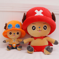 Peluche Chopper, peluche One Piece, poupée enfant sur le thème des pirates, jouet en peluche pour le commerce international, cadeau d'anniversaire, porte-clés en peluche