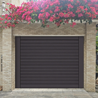 Porte de garage automatique en aluminium, anti-effraction, pour villa, complexe et projet commercial, vente en gros directe usine