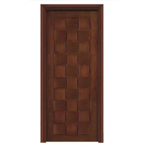 Desain panel CASEN pintu kayu gaya Perancis untuk pintu interior mewah model Prancis Villa