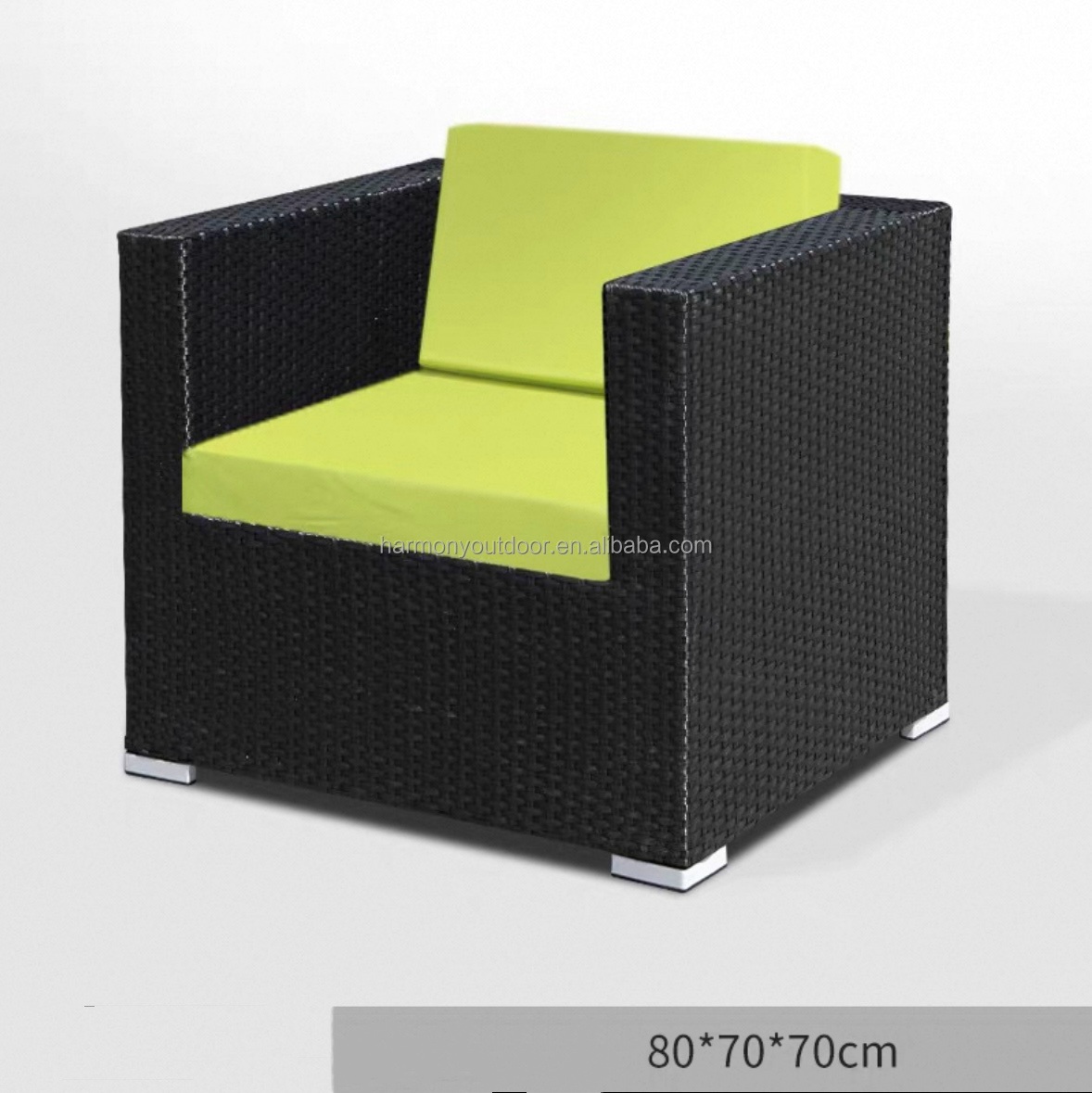 Brown-single sofa