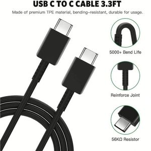 Cable de Carga Rápida Super PD de 45W, Cable USB C a Tipo C de 5A para S23 S22 S21 Ultra Galaxy S21 S20 FE Note 10 20 21 - Product Image 3