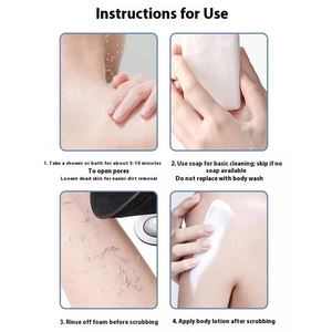 Éponge exfoliante jetable en silicone pour femme, pour le dos, douce et indolore, modèle Song Zuer - Product Image 5