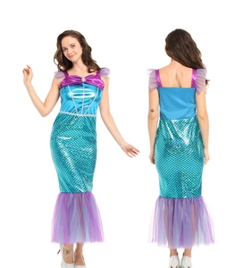 chinese dress ladies Sexy High Waist Adult Halloween Costume Fish Scale Mermaid Costume Tai   Cosplayrr