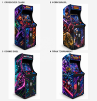 Machine de jeu d'arcade à monnayeur 22 pouces pour 2 joueurs, personnalisable OEM/ODM, matériaux métalliques et PVC, marque RUike, pour usage intérieur, garantie 1 an