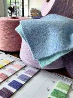 Polyester-Wolle-Nylon-PBT-Mischgarn