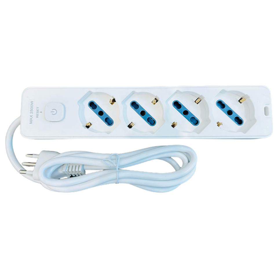 Italian Row Models 10A Italy Socket 4-Position Italian Row Plug Switch 4 Outlet Electrical ...
