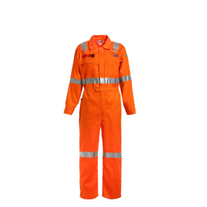 Mono resistente a las llamas, <span class=keywords><strong>ropa</strong></span> <span class=keywords><strong>de</strong></span> <span class=keywords><strong>trabajo</strong></span>, <span class=keywords><strong>ropa</strong></span> <span class=keywords><strong>con</strong></span> banda reflectante, color Naranja - Product Image 1